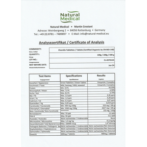 Chlorella pyrenoidosa Presslinge (Zertifizierte-Qualitt) 200g