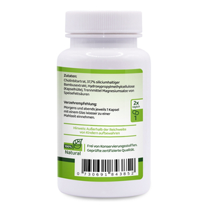 Bamboo extract with natural silicon and choline